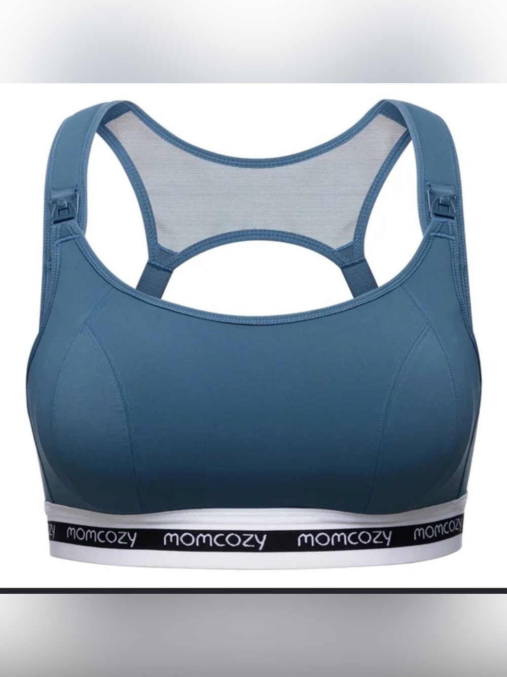 Momcozy Nursing Bras for Breastfeeding, FB026 Low-Impact Nursing Sports Bra L+